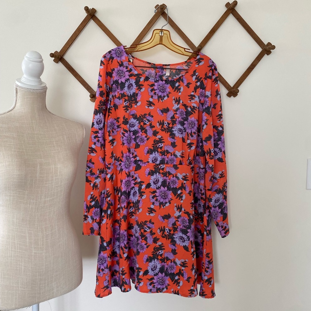 Free People | Floral Button Back Dress